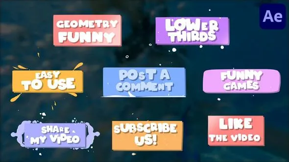 Videohive Funny Geometry Lower Thirds for After Effects 50482241 1 Videohive Funny Geometry Lower Thirds for After Effects 50482241