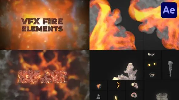 Videohive VFX Fire Elements for After Effects 50326890 1 Videohive VFX Fire Elements for After Effects 50326890