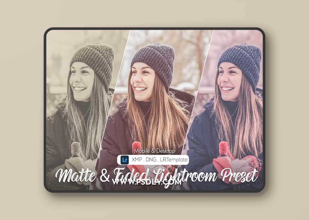 20 Matte & Faded Lightroom Presets DX8SB93 1 20 Matte & Faded Lightroom Presets DX8SB93