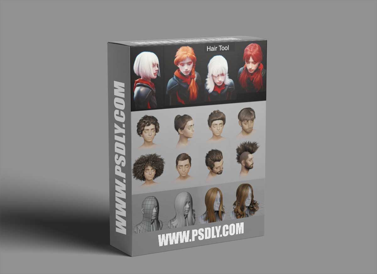 Hair Tool v3.6.1 - Blender 1 Hair Tool v3.6.1 - Blender