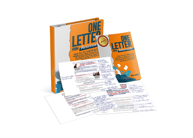 Just One Simple Letter Away From The End Of All Your Financial Worries…And I Can Show You How To Write It! 1 Just One Simple Letter Away From The End Of All Your Financial Worries…And I Can Show You How To Write It!
