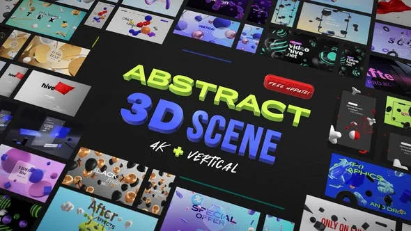 Videohive Abstract 3D Scene 50689439 1 Videohive Abstract 3D Scene 50689439