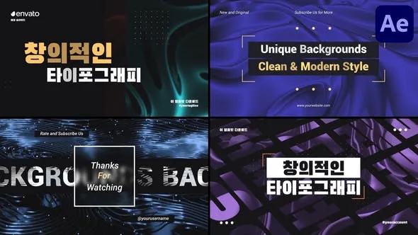 Videohive Backgrounds Typography for After Effects 50874318 1 Videohive Backgrounds Typography for After Effects 50874318