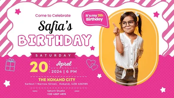 Videohive Birthday Invitation 50905495 1 Videohive Birthday Invitation 50905495