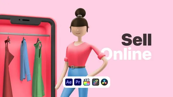 Videohive Explainer Girl Online Shopping 50622934 1 Videohive Explainer Girl Online Shopping 50622934