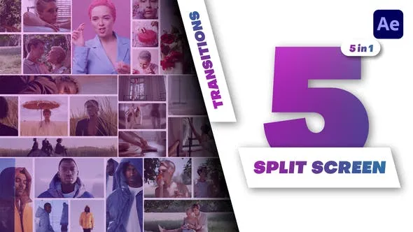 Videohive Multiscreen Transitions - 5 Split Screen - Vol. 03 50639635 1 Videohive Multiscreen Transitions - 5 Split Screen - Vol. 03 50639635
