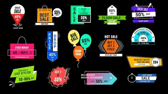 Videohive Sales & Discounts Badges 50643491 1 Videohive Sales & Discounts Badges 50643491