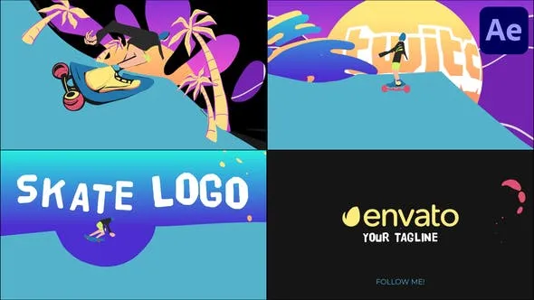 Videohive Skate Logo Opener for After Effects 50838771 1 Videohive Skate Logo Opener for After Effects 50838771