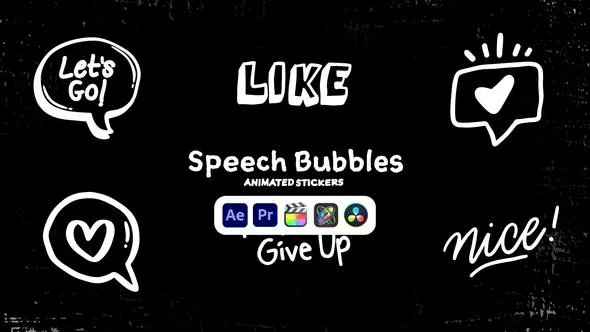 Videohive Speech Bubbles Animated Stickers 50571347 1 Videohive Speech Bubbles Animated Stickers 50571347