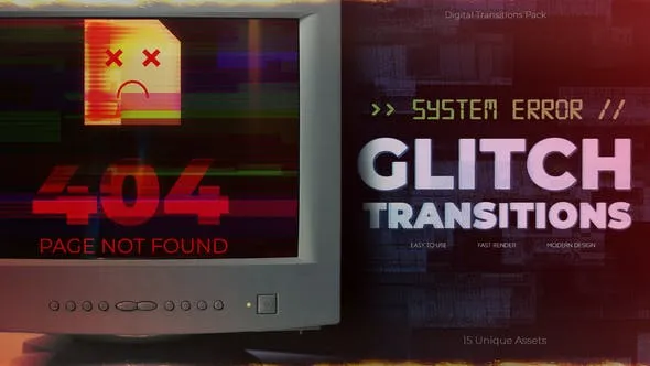 Videohive System Error – Glitch Transitions 50658244 1 Videohive System Error – Glitch Transitions 50658244