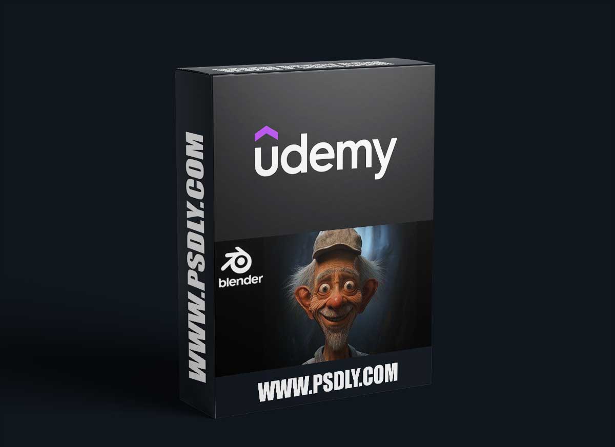 Old Stylized Character in Blender 1 Old Stylized Character in Blender