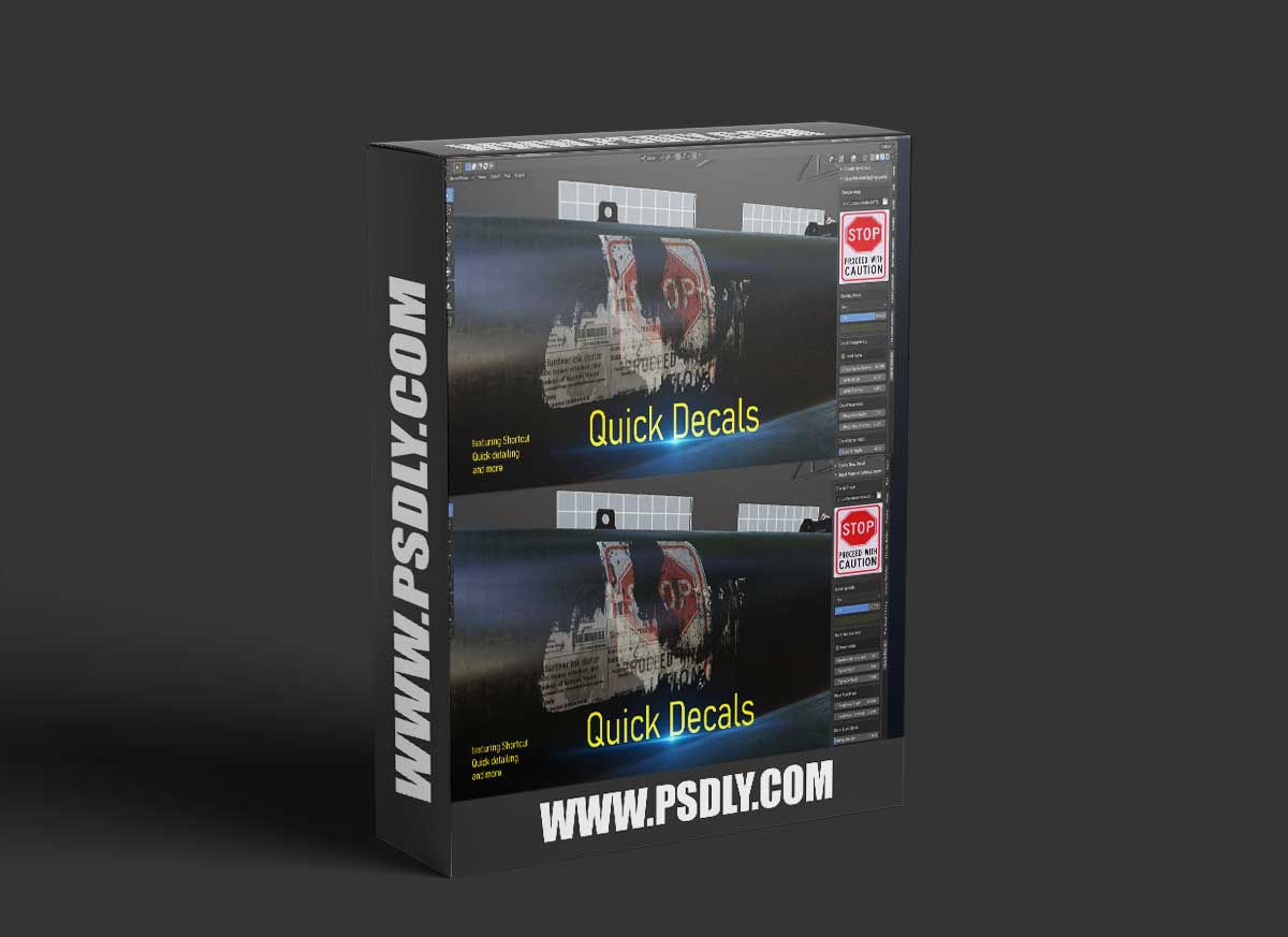 Quick Decals V2.1.0 for Blender 1 Quick Decals V2.1.0 for Blender