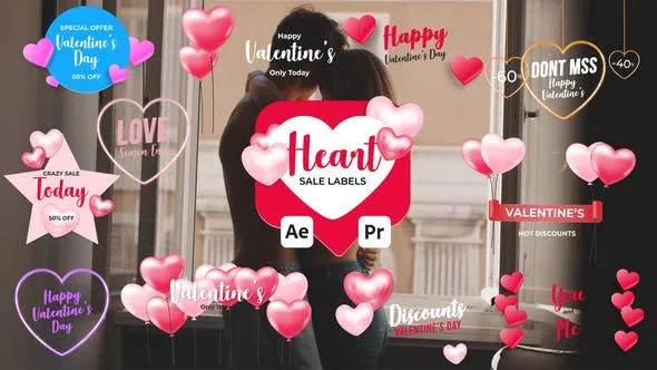 Videohive Heart Sale Labels 51341570 1 Videohive Heart Sale Labels 51341570