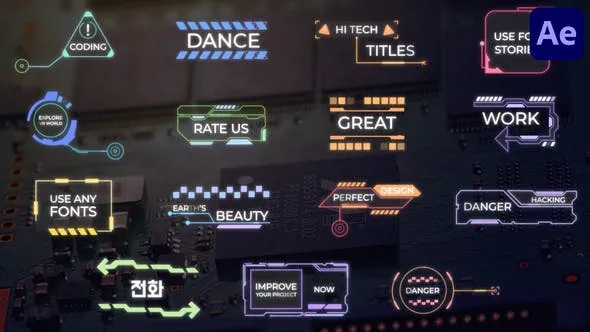 Videohive Hi Tech Titles for After Effects 51535014 1 Videohive Hi Tech Titles for After Effects 51535014