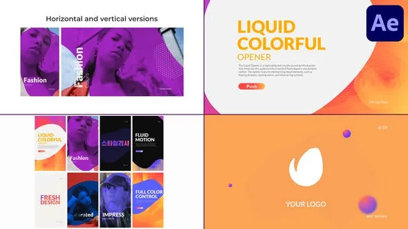 Videohive Liquid Colorful Opener for After Effects 51268300 1 Videohive Liquid Colorful Opener for After Effects 51268300
