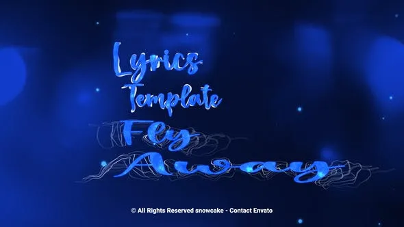 Videohive Lyrics Template Fly Away 51210026 1 Videohive Lyrics Template Fly Away 51210026