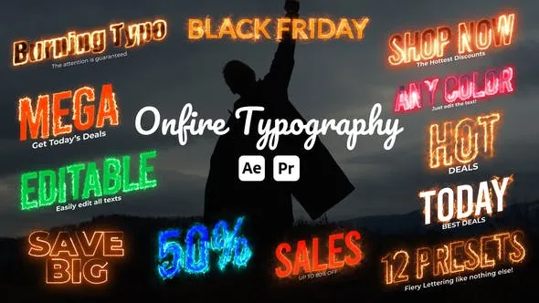 Videohive On Fire Animated Typography 51301879 1 Videohive On Fire Animated Typography 51301879