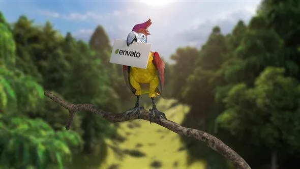 Videohive Parrots Carry Your Logo 50998593 1 Videohive Parrots Carry Your Logo 50998593