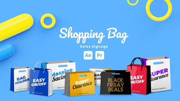 Videohive Shopping Bag Sale Signage 51146427 1 Videohive Shopping Bag Sale Signage 51146427
