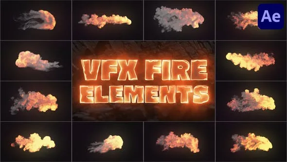 Videohive VFX Fire Elements for After Effects 51093200 1 Videohive VFX Fire Elements for After Effects 51093200
