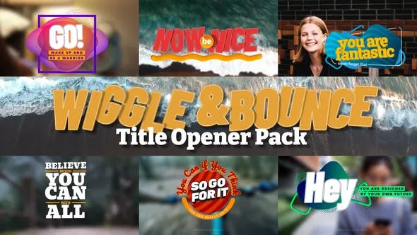 Videohive Wiggle & Bounce Title Opener 50943354 1 Videohive Wiggle & Bounce Title Opener 50943354