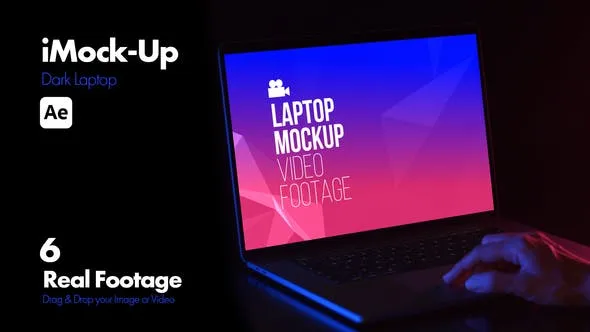 Videohive iMock-Up Dark Laptop 51066139 1 Videohive iMock-Up Dark Laptop 51066139