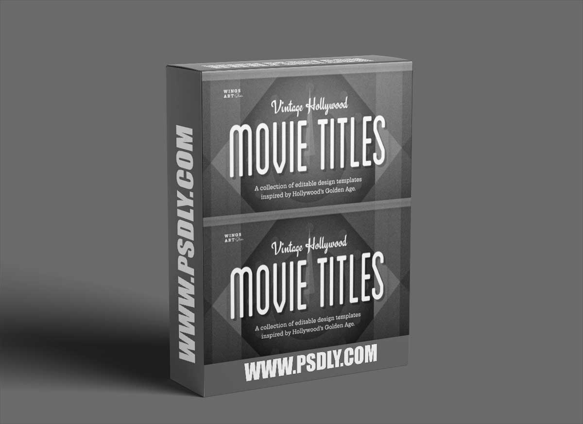 Wing's Art Studio - Vitnage Hollywood Titles 1 Wing's Art Studio - Vitnage Hollywood Titles