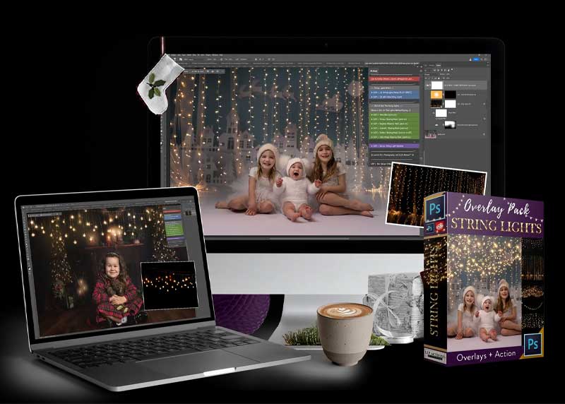 LSP Actions - String Light Overlays + Photoshop Actions 1 LSP Actions - String Light Overlays + Photoshop Actions