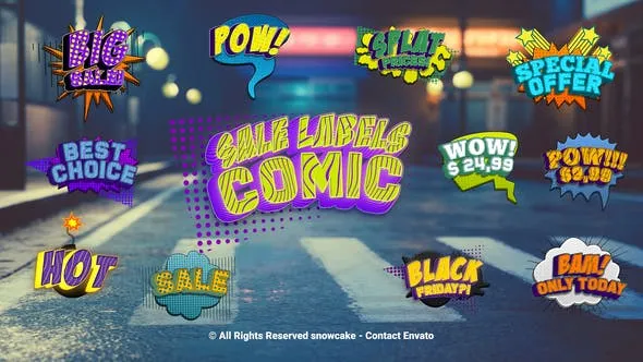 Videohive Sale Labels Comic 51756176 1 Videohive Sale Labels Comic 51756176