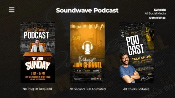 Videohive Soundwave Podcast Instagram Reels 51906032 1 Videohive Soundwave Podcast Instagram Reels 51906032
