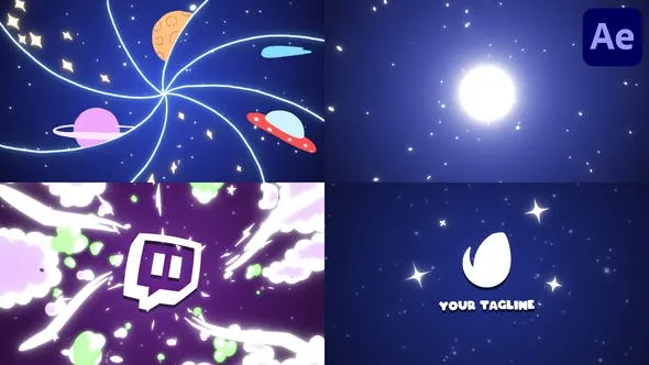 Videohive Space Quick Logo Opener for After Effects 51581632 1 Videohive Space Quick Logo Opener for After Effects 51581632