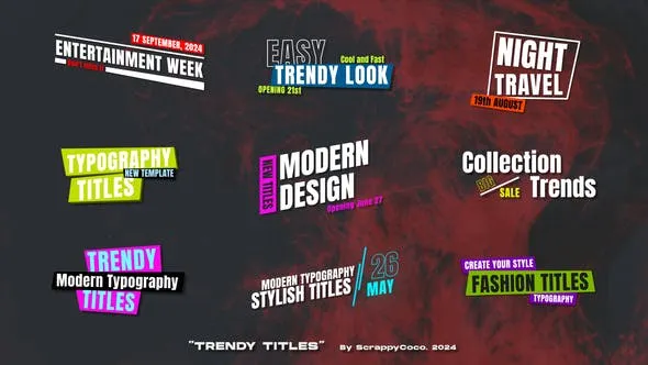 Videohive Trendy Titles 51561988 1 Videohive Trendy Titles 51561988