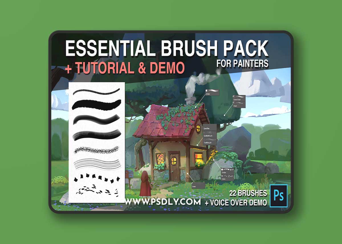 Artstation - Florian Coudray - Essential brush pack for painters + Demo & Tutorial 1 Artstation - Florian Coudray - Essential brush pack for painters + Demo & Tutorial