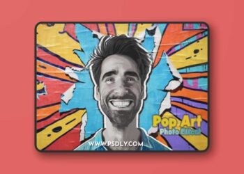 Comic-Pop-Art-Collage-Photo-Effect
