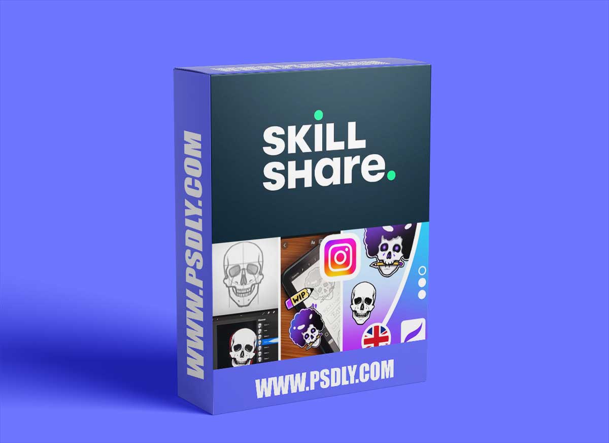 Create animated Instagram stickers in Procreate | + Skull Drawing Tutorial 1 Create animated Instagram stickers in Procreate | + Skull Drawing Tutorial