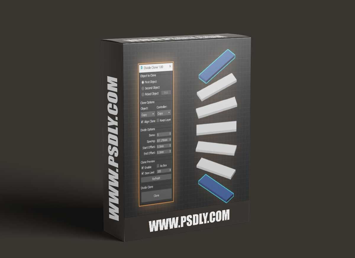 Divide Clone 1.0 upto 3dsMax 2025 1 Divide Clone 1.0 upto 3dsMax 2025
