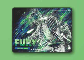 Fury 2 Photoshop Action EDT5UFE