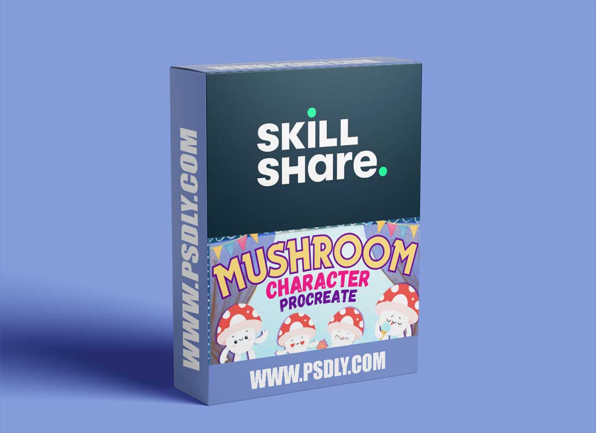 Kawaii Fungi Friends: Drawing Adorable Mushroom Characters in Procreate 1 Kawaii Fungi Friends: Drawing Adorable Mushroom Characters in Procreate