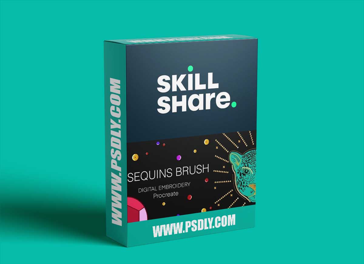 Learn To Create Sequin Brush For Digital Embroidery In Procreate 1 Learn To Create Sequin Brush For Digital Embroidery In Procreate