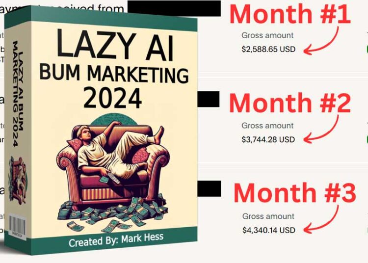 Mark Hess – LAZY BUM MARKETING 2024 1 Mark Hess – LAZY BUM MARKETING 2024