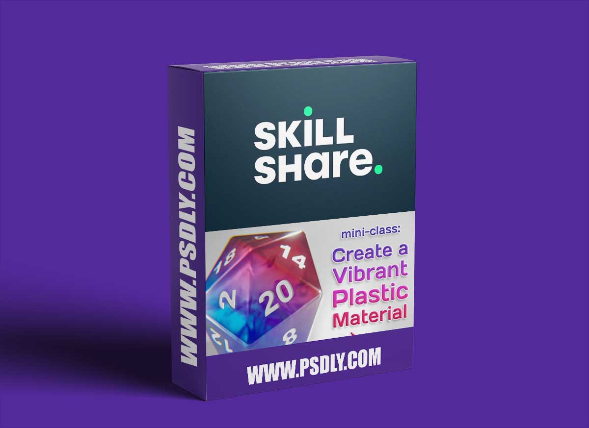 Mini-Class: Create a Vibrant Plastic Material in Blender 3D 1 Mini-Class: Create a Vibrant Plastic Material in Blender 3D