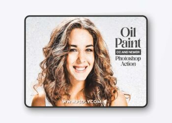 Oil Paint Photoshop Action 68ACGL3