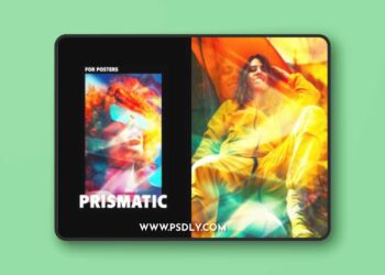 Prismatic Refraction Poster Photo Effect