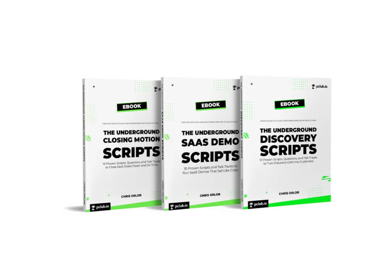 The Underground SaaS Sales Scripts : Trilogy E-Book Series 1 The Underground SaaS Sales Scripts : Trilogy E-Book Series