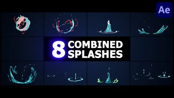Videohive Combined Splashes for After Effects 52180041 1 Videohive Combined Splashes for After Effects 52180041