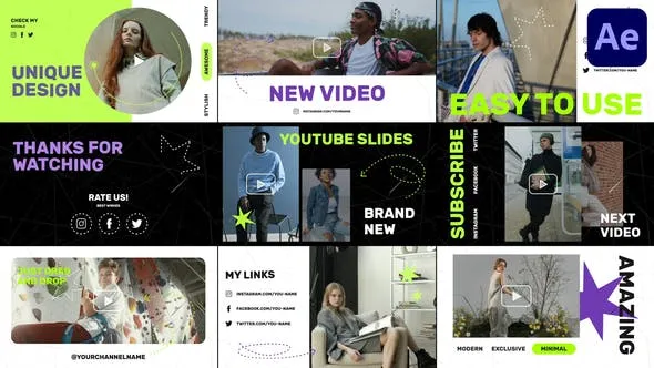Videohive Youtube Slides for After Effects 52056690 1 Videohive Youtube Slides for After Effects 52056690