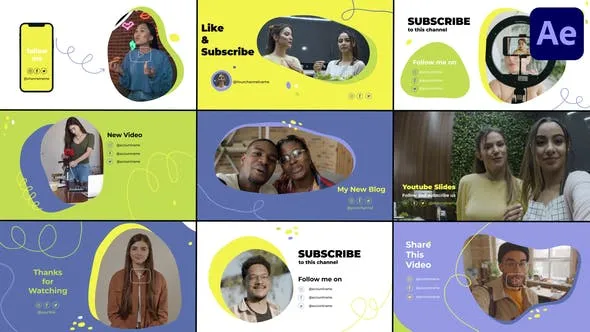 Videohive Youtube Slides for After Effects 52087220 1 Videohive Youtube Slides for After Effects 52087220