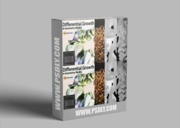 Differential Growth (Blender Geometry-Nodes) for Blender 3.6 - 4.1