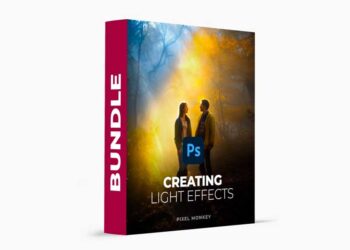 PixelMonkey - Creating Light Effects in Photoshop - Overlays + Brushes