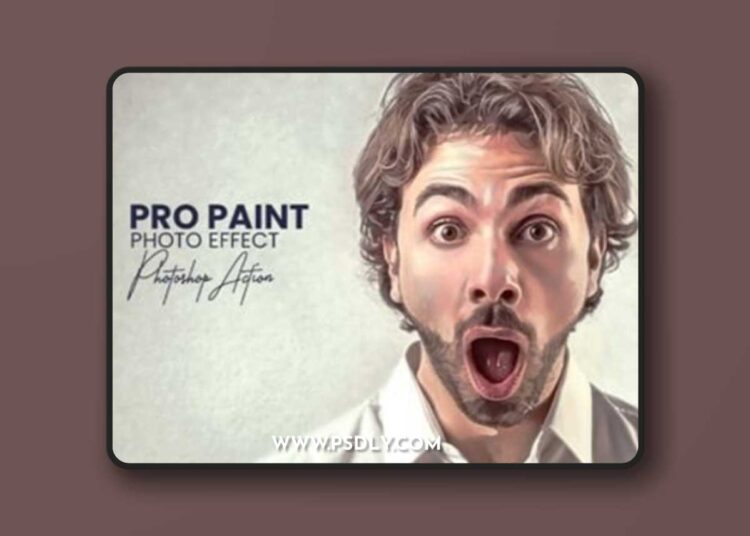 Pro Paint Effect Photoshop Action 1 Pro Paint Effect Photoshop Action